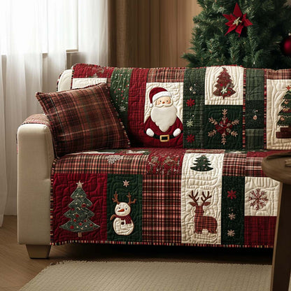 Festive Cheer Quilted Sofa Cover VTQ-Myprintsy
