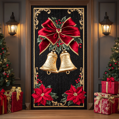 Festive Chimes Quilted Door Cover VTQ-Myprintsy