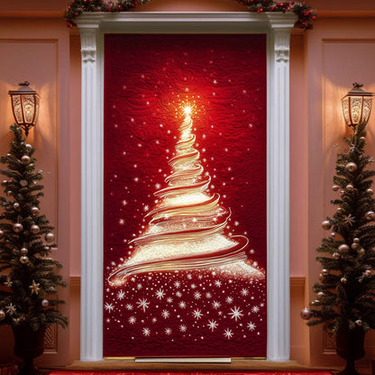 Festive Evening Quilted Door Cover VTQ-Myprintsy