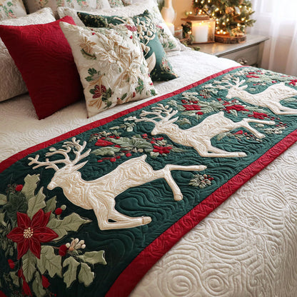 Festive Gallop Quilted Bed Runner VTQ-Myprintsy