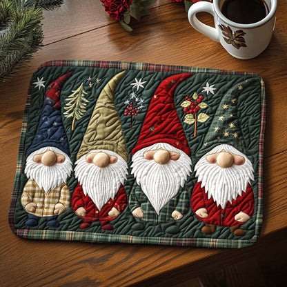 Festive Gnomes Quilted Placemat VTQ-Myprintsy