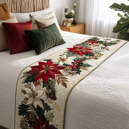 Festive Joy Quilted Bed Runner VTQ-Myprintsy