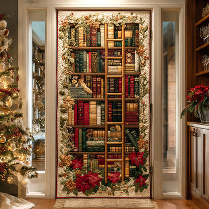 Festive Library Quilted Door Cover VTQ-Myprintsy