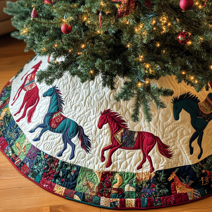 Festive Mane Quilted Tree Skirt VH-Myprintsy