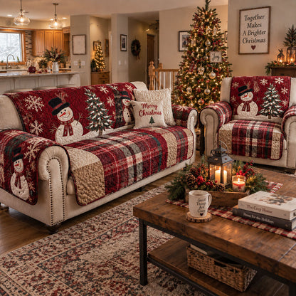 Festive Nights Quilted Sofa Cover VTQ-Myprintsy