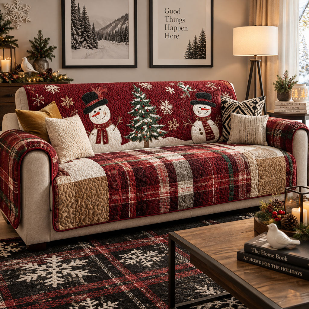 Festive Nights Quilted Sofa Cover VTQ-Myprintsy