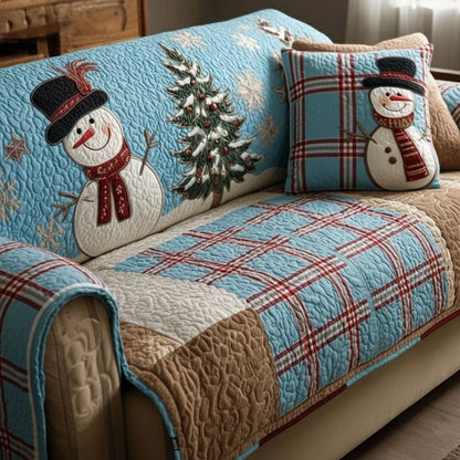 Festive Nights Quilted Sofa Cover VTQ-Myprintsy