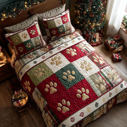 Festive Prints -Piece Quilted Bedding Set VTQ-Myprintsy
