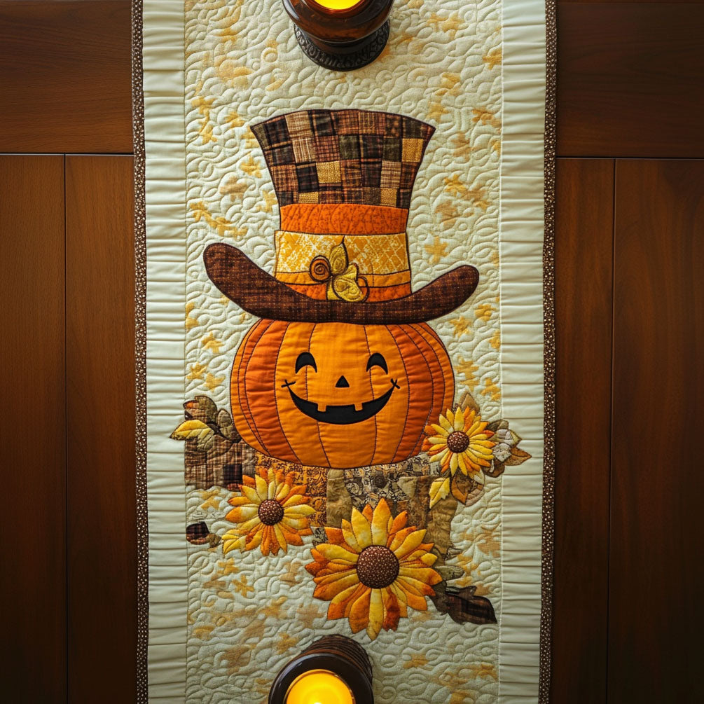Festive Pumpkin Quilted Table Runner VTQ-Myprintsy
