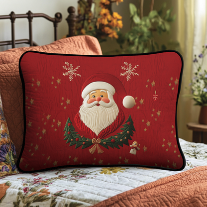 Festive Santa Joy Quilted Bedding Pillow Case VTQ-Myprintsy