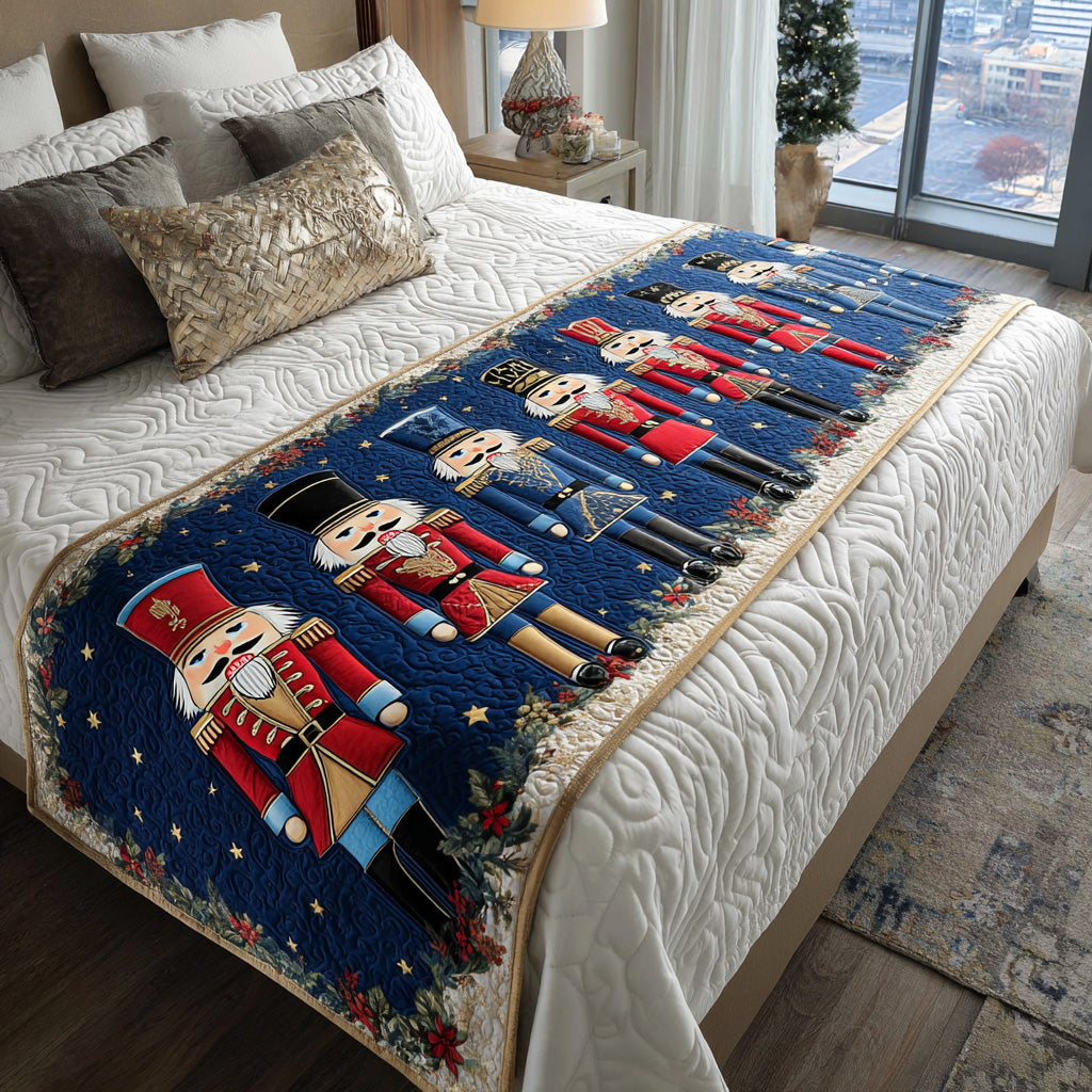 Festive Sentinel Quilted Bed Runner VTQ-Myprintsy