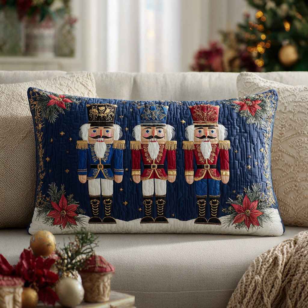 Festive Sentinel Quilted Bedding Pillow Case VTQ-Myprintsy