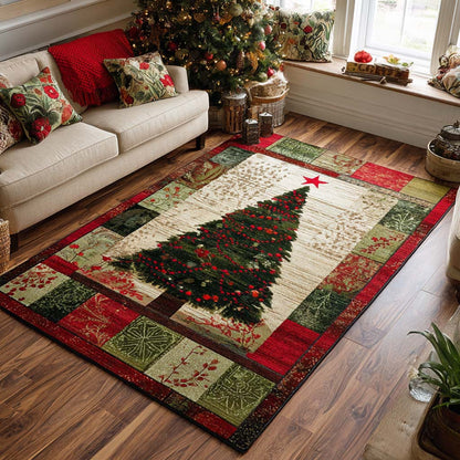 Festive Tree Area Rug VTQ-Myprintsy