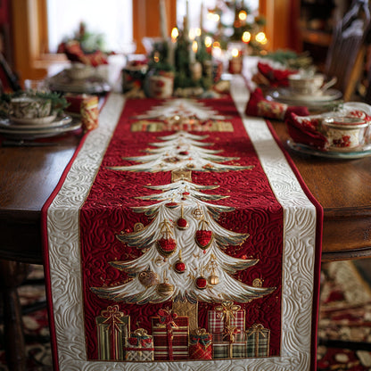 Festive Trees Quilted Table Runner VTQ-Myprintsy