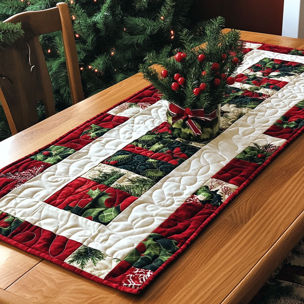 Festive Wonderland Quilted Table Runner VTQ-Myprintsy