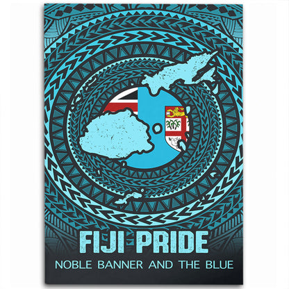 Fiji Area Rug Fiji Noble Banner and The Blue-Myprintsy