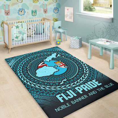 Fiji Area Rug Fiji Noble Banner and The Blue-Myprintsy