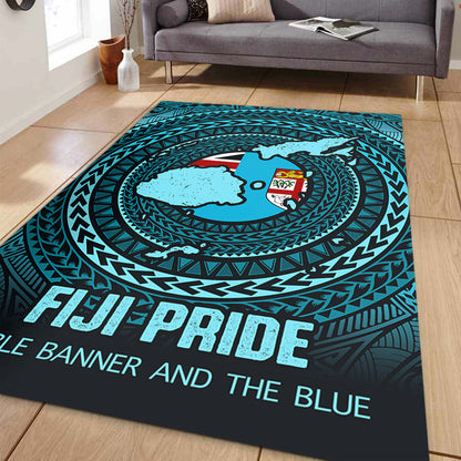 Fiji Area Rug Fiji Noble Banner and The Blue-Myprintsy