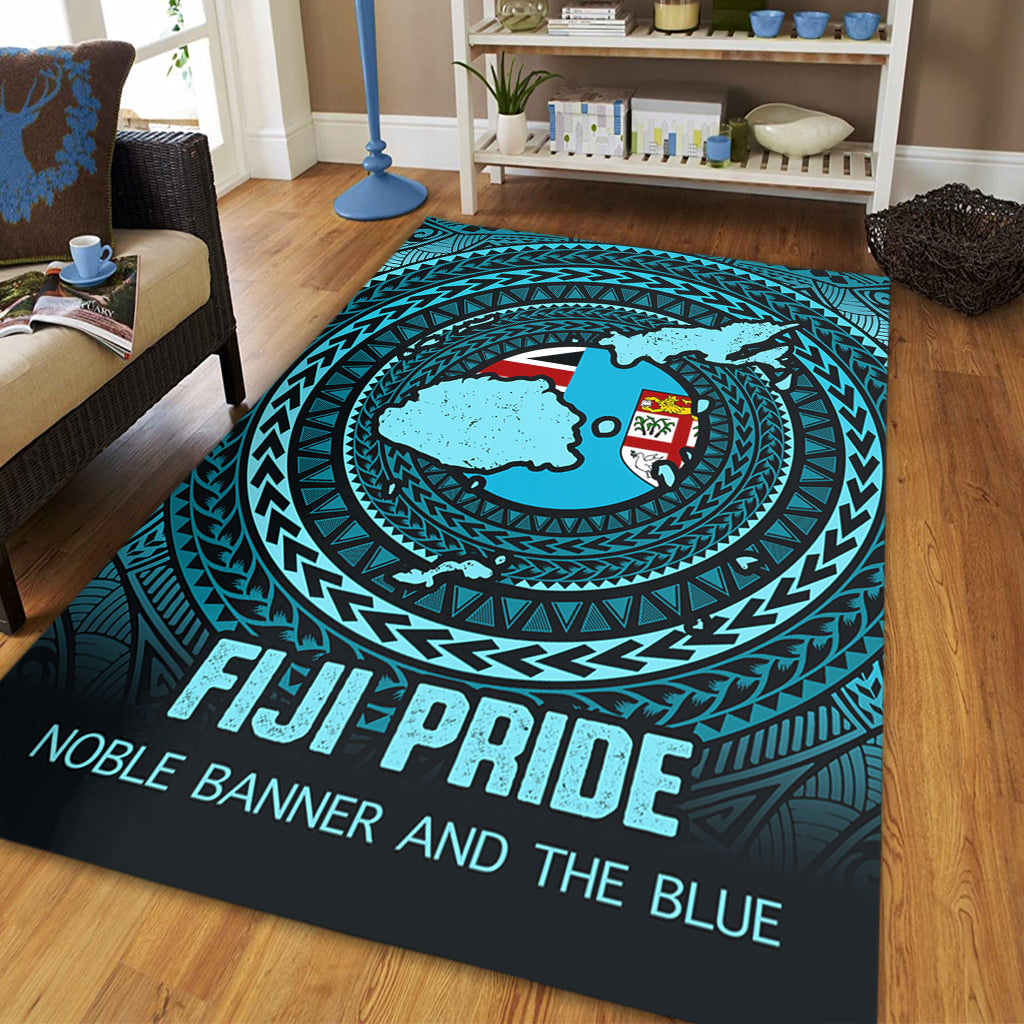 Fiji Area Rug Fiji Noble Banner and The Blue-Myprintsy