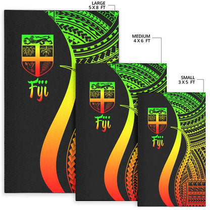 Fiji Area Rug - Reggae Polynesian Tentacle Tribal Pattern-Myprintsy