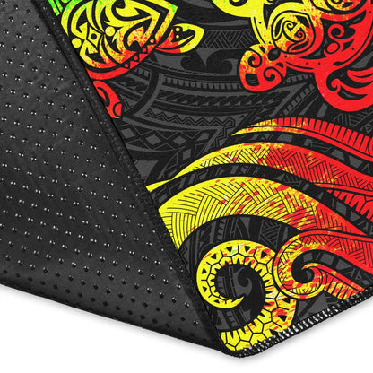 Fiji Area Rug - Reggae Tentacle Turtle Crest-Myprintsy