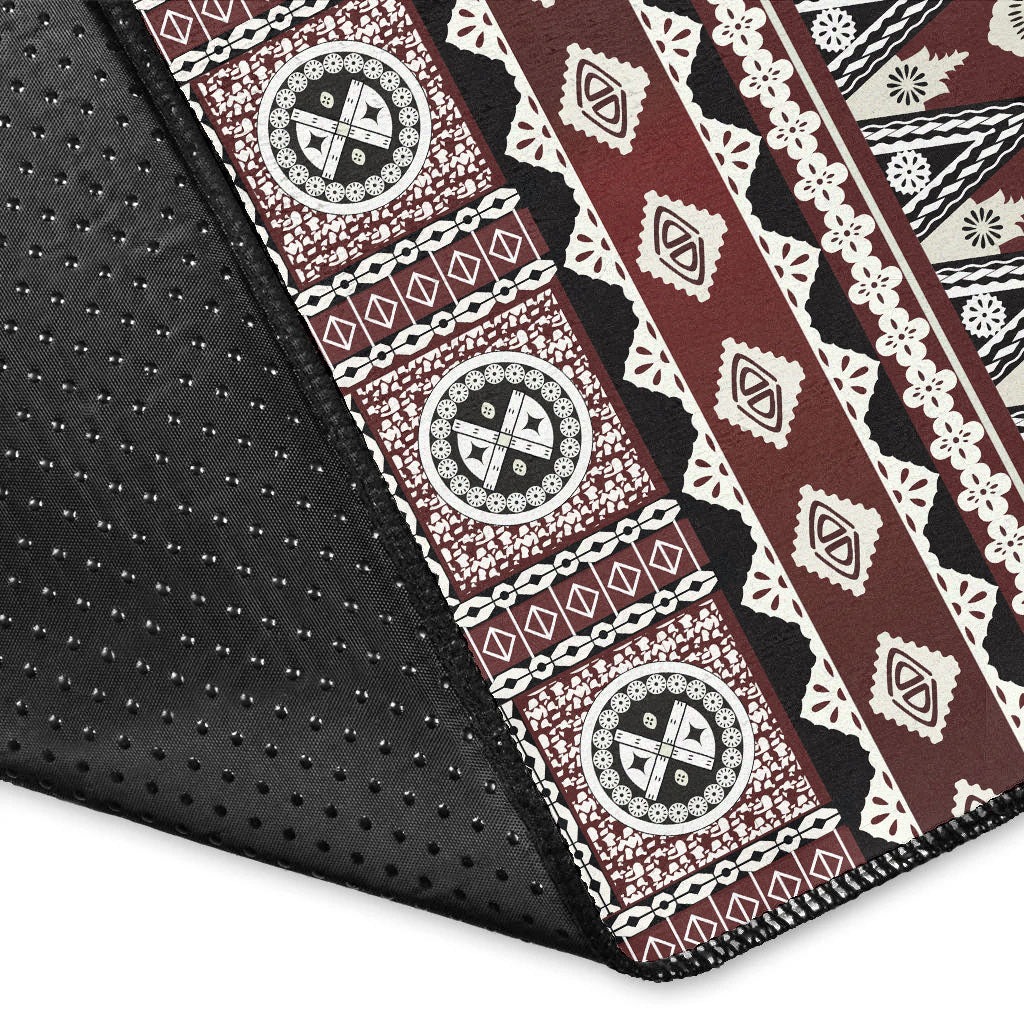 Fiji Area Rug Tapa Bula Pattern-Myprintsy