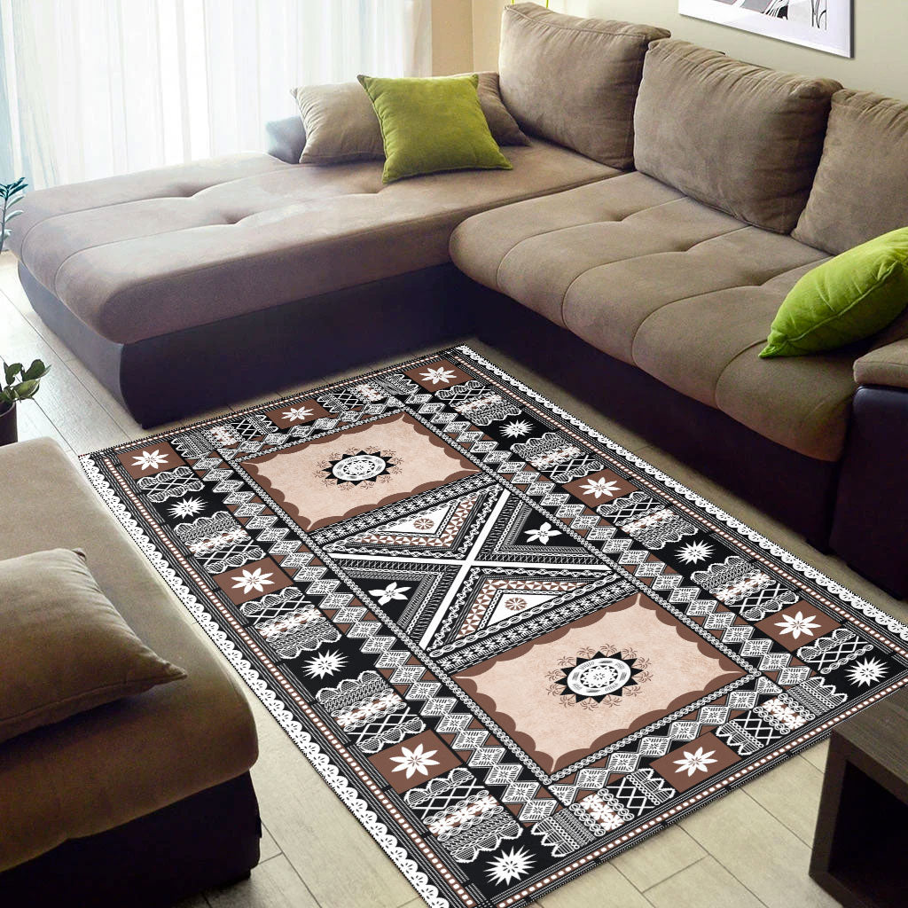 Fiji Area Rug Tapa Massi Design-Myprintsy