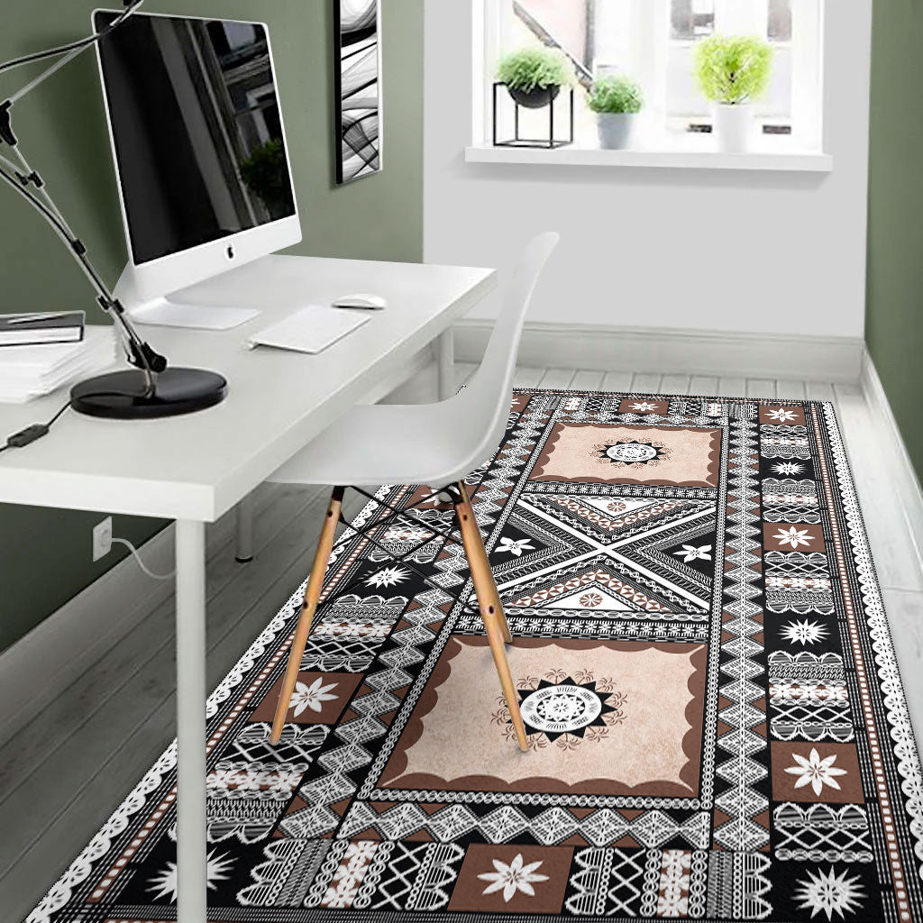 Fiji Area Rug Tapa Massi Design-Myprintsy