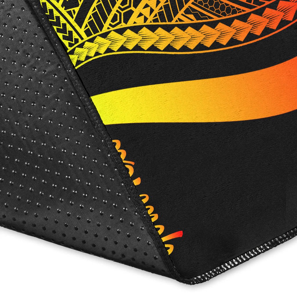 Fiji Custom Personalised Area Rug - Reggae Polynesian Tentacle Tribal Pattern Crest-Myprintsy