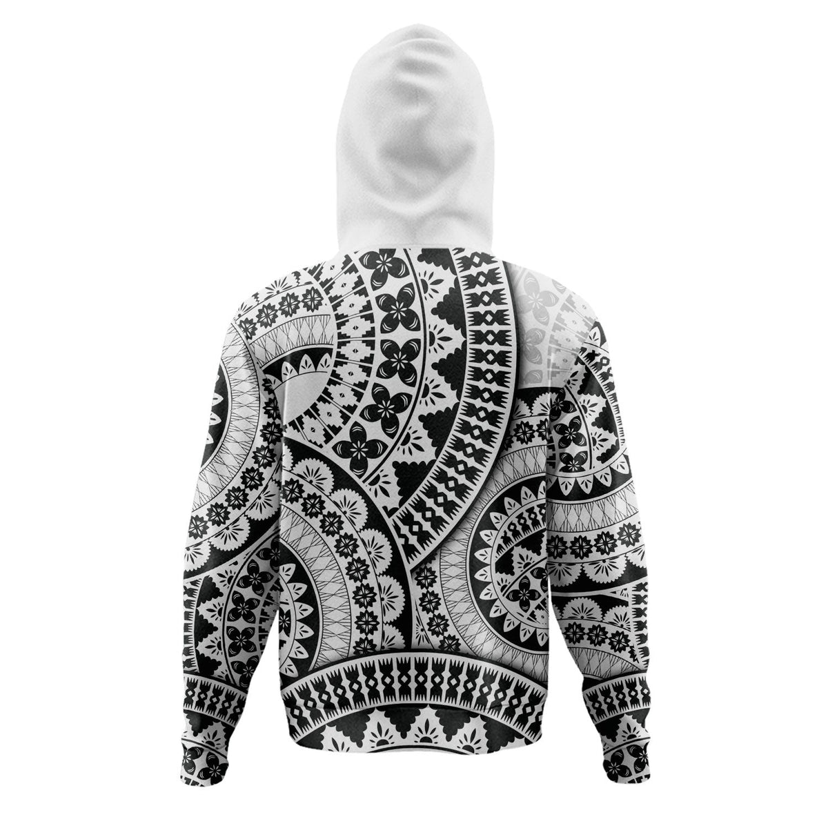 Fiji Hoodie Bula Fijian Circle Pattern Design-Myprintsy
