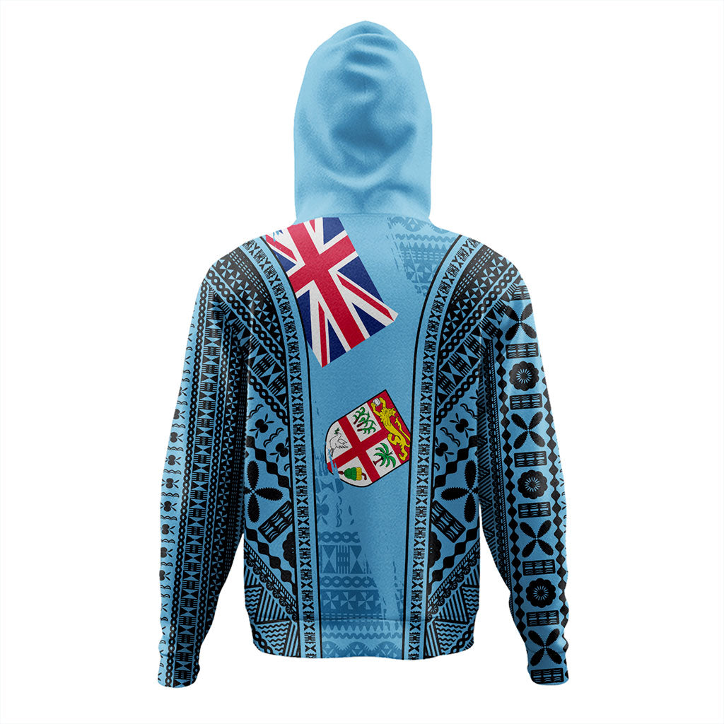 Fiji Hoodie Bula Pattern Style Flag-Myprintsy