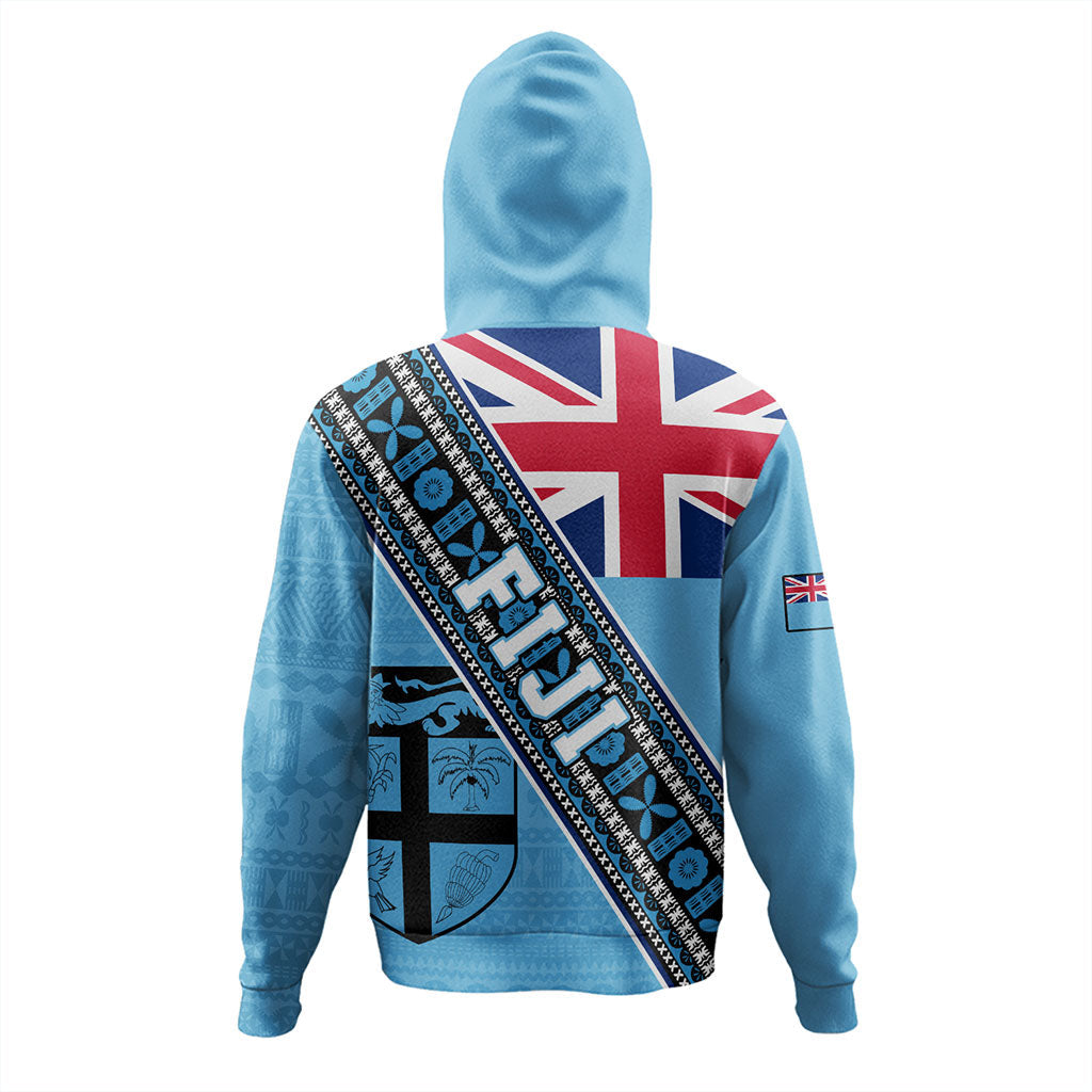 Fiji Hoodie Flag And Coat Of Arms-Myprintsy