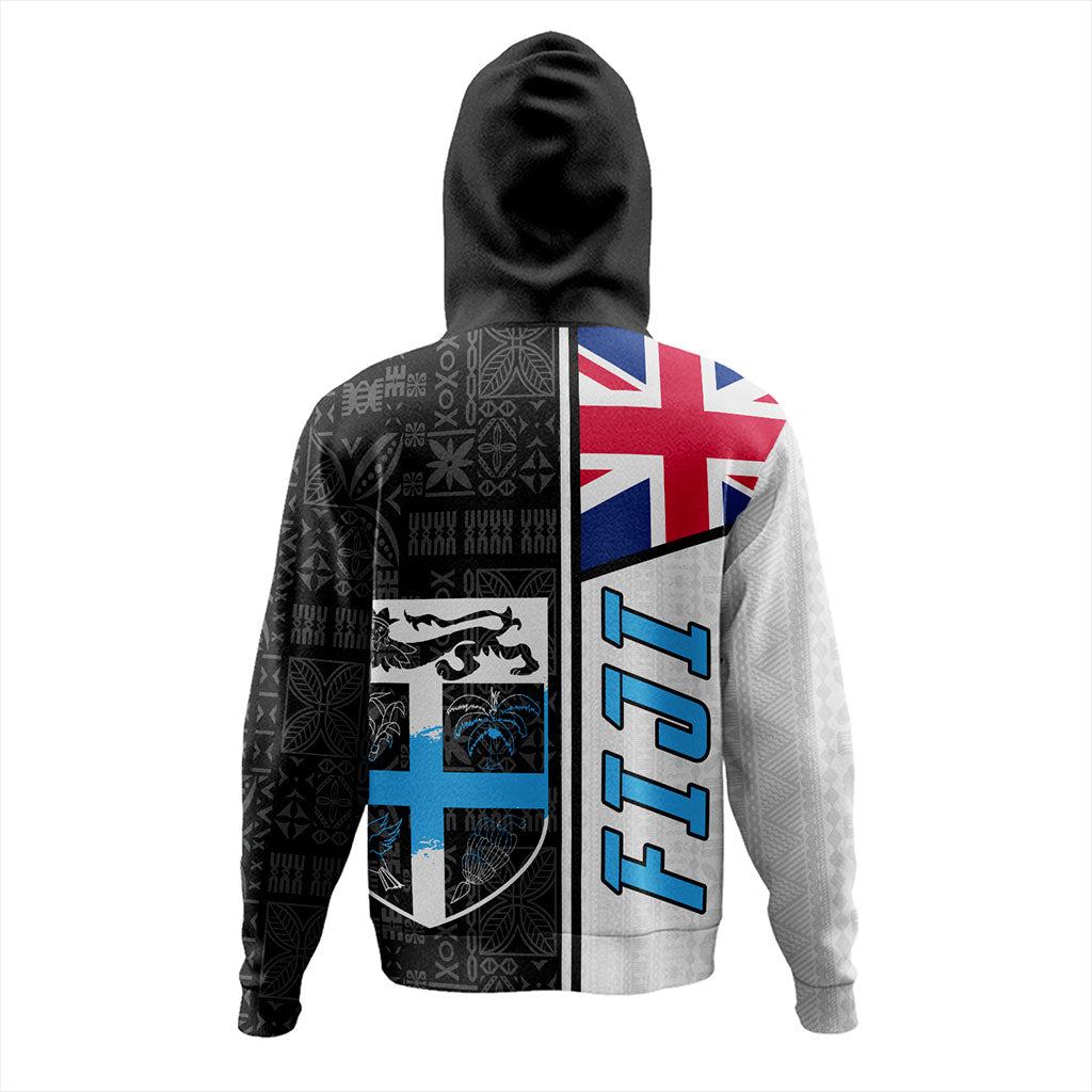 Fiji Hoodie Flag Pattern Bula Concept-Myprintsy