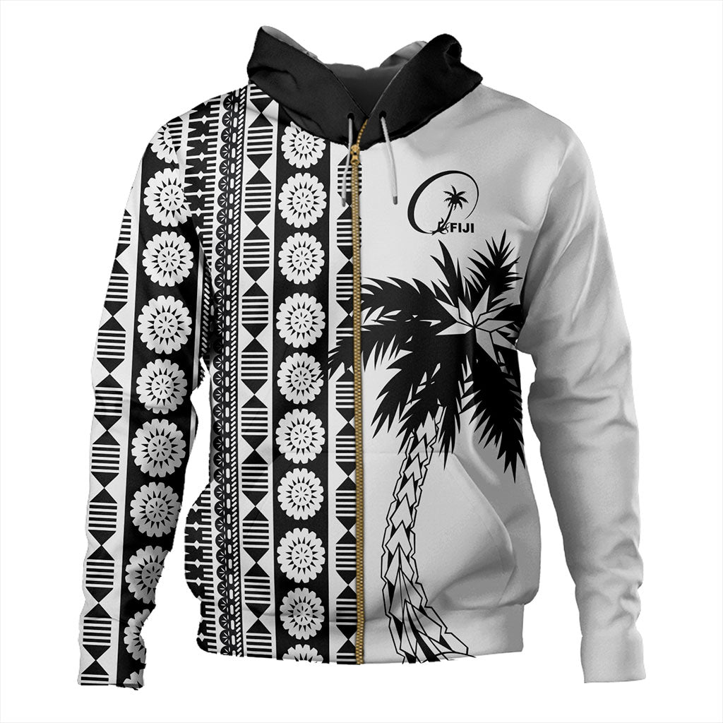 Fiji Hoodie Rugby Pattern Tattoo Coconut-Myprintsy