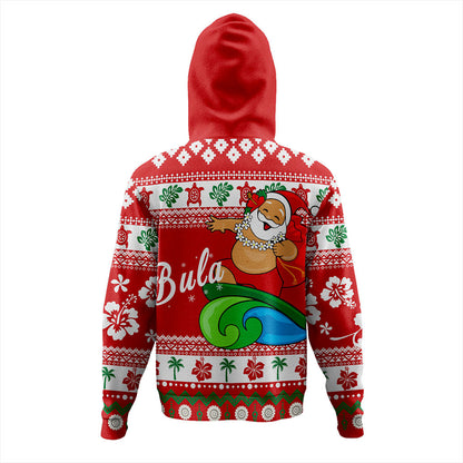 Fiji Hoodie Santa Claus Ho Ho Ho Christmas-Myprintsy