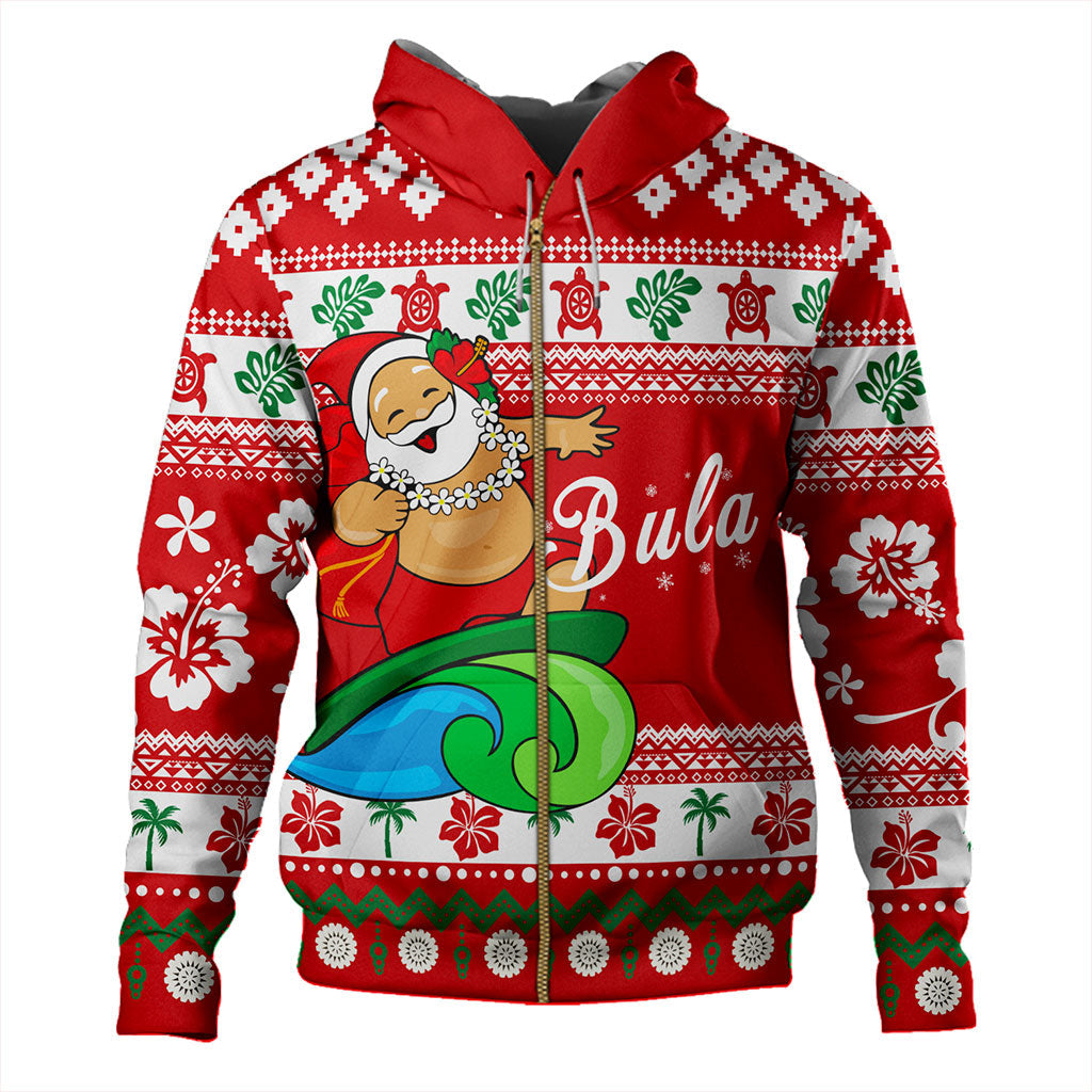 Fiji Hoodie Santa Claus Ho Ho Ho Christmas-Myprintsy