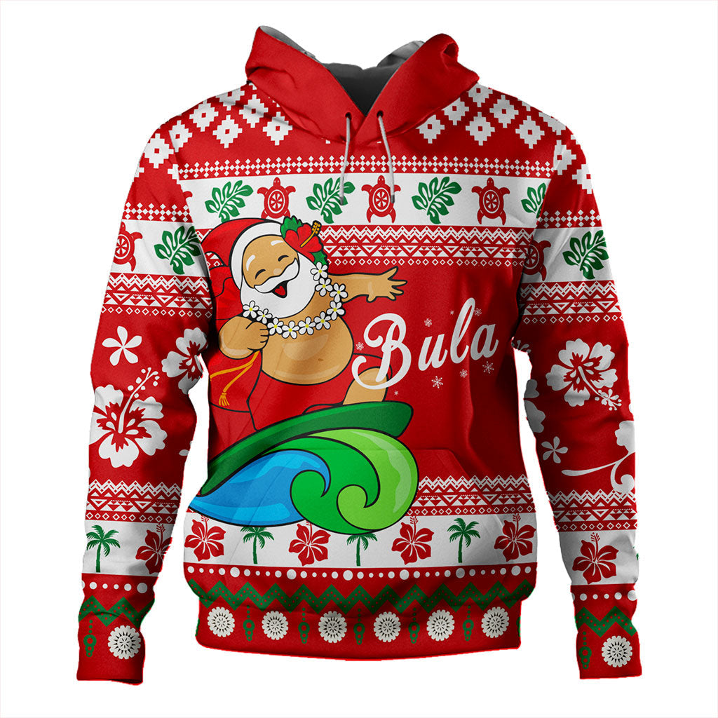 Fiji Hoodie Santa Claus Ho Ho Ho Christmas-Myprintsy