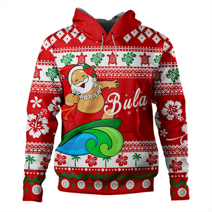 Fiji Hoodie Santa Claus Ho Ho Ho Christmas-Myprintsy
