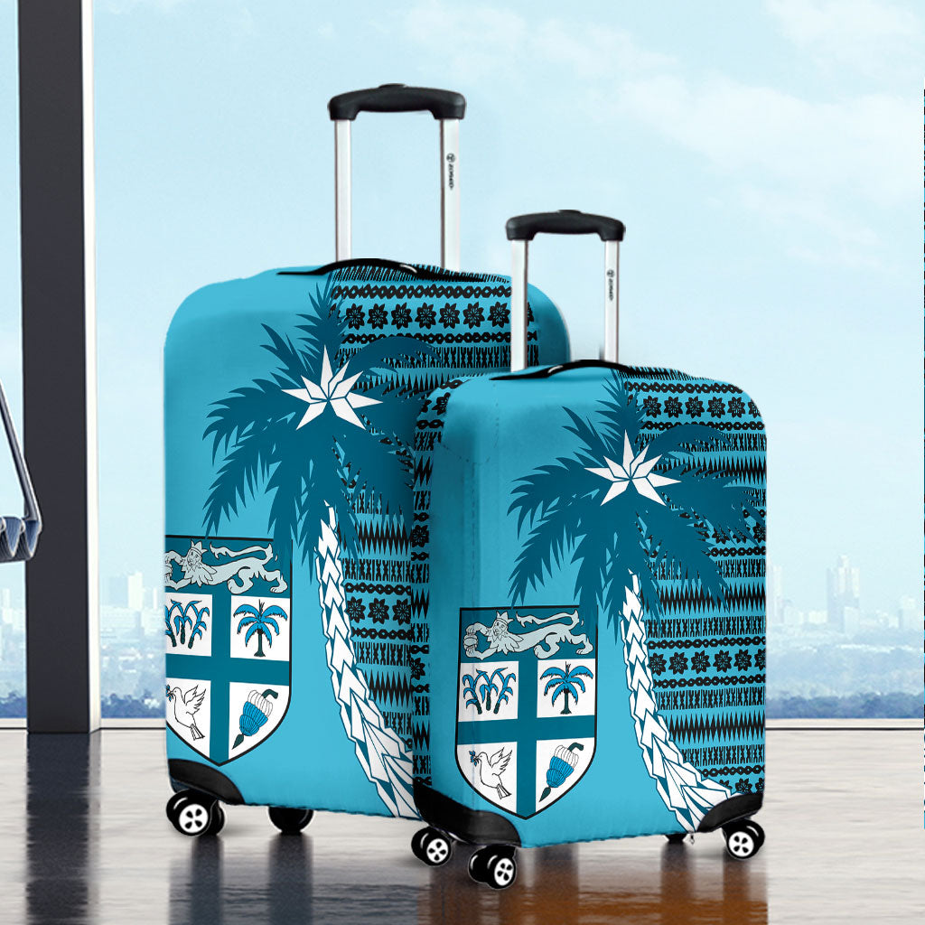 Fiji Luggage Cover Tapa Coconut-Myprintsy