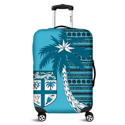 Fiji Luggage Cover Tapa Coconut-Myprintsy