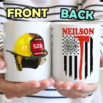 Firefighter’s Helmet - Personalized Funny Mug-Myprintsy