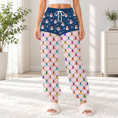 Fishnet Tights Christmas - Personalized Sweatpants-Myprintsy