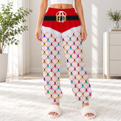 Fishnet Tights Christmas - Personalized Sweatpants-Myprintsy