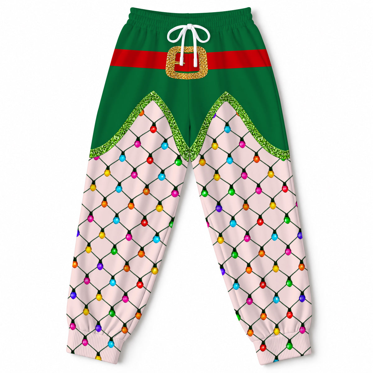 Fishnet Tights Christmas - Personalized Sweatpants-Myprintsy