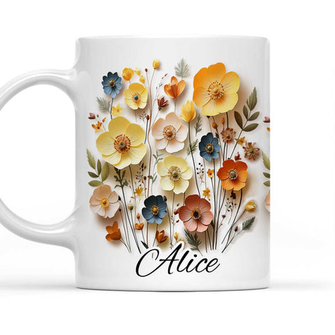 Flower Girl - Personalized Coffee Mug-Myprintsy