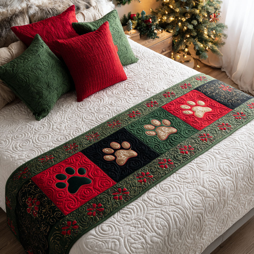 Forest Pawlane Quilted Bed Runner VTQ-Myprintsy