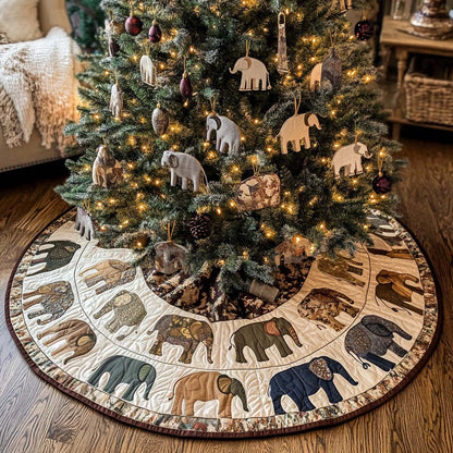 Forest Spirit Christmas Quilted Tree Skirt-Myprintsy