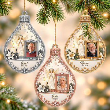 Forever in Our Hearts - Personalized Memorial Acrylic Ornament