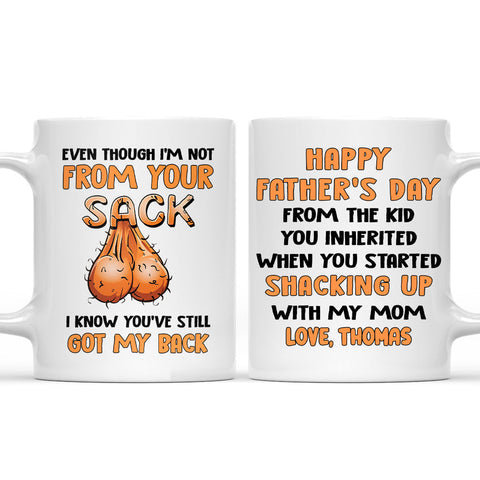 From Your Sack I Know You're Still Got My Back Mug - Personalized Coffee Mug - Happy Father's Day-Myprintsy