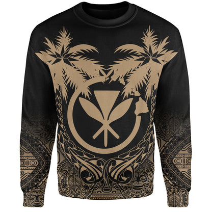 Hawaii Sweatshirt Polynesian Coconut